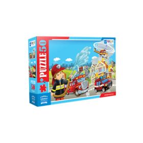 Blue Focus 50 Parça Fireman İtfaiyeci Puzzle