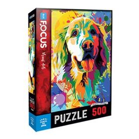 Blue Focus 500 Parça Colorful Dog Renkli Köpek Puzzle
