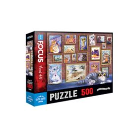 Blue Focus 500 Parça Cute Cats Sevimli Kediler Puzzle