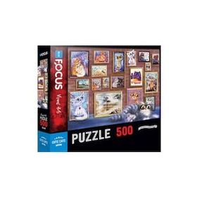 Blue Focus 500 Parça Cute Cats Sevimli Kediler Puzzle