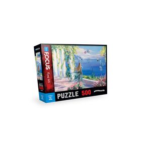 Blue Focus 500 Parça - Lonely Girl Puzzle