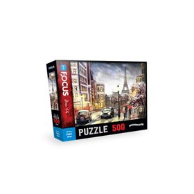 Blue Focus 500 Parça Paris Puzzle