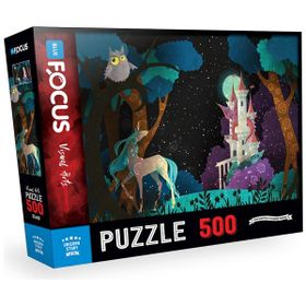Blue Focus 500 Parça Unicorn Story Tek Boynuzlu At Hikayesi Puzzle