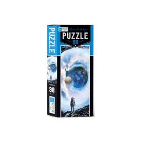 Blue Focus Astronaut And Space 98 Parça Puzzle