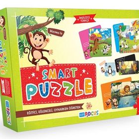 Blue Focus Baby Smart 55 Parça Puzzle