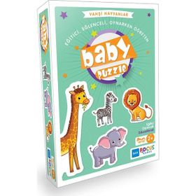 Blue Focus Baby Vahşi Hayvanlar Puzzle