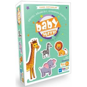 Blue Focus Baby Vahşi Hayvanlar Puzzle
