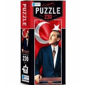 Blue Focus Bayrak ve Atatürk 230 Parça Puzzle