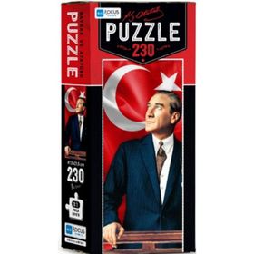 Blue Focus Bayrak ve Atatürk 230 Parça Puzzle