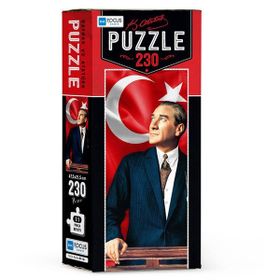 Blue Focus Bayrak ve Atatürk 230 Parça Puzzle
