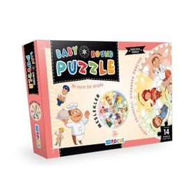 Blue Focus BF075 Meslekler - Baby Round Puzzle