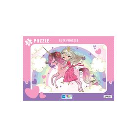 Blue Focus BF247 Sevimli Prenses 30 Parça Frame Puzzle