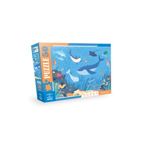 Blue Focus BF312 Sea Animals Deniz Hayvanları 50 Parça Puzzle