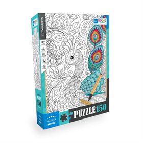 Blue Focus BF385 Tavuskuşu 150 Parça Boyanabilir Puzzle
