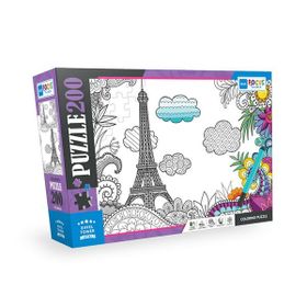 Blue Focus BF387 Eyfel Kulesi 200 Parça Boyanabilir Puzzle