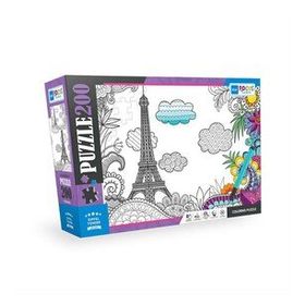 Blue Focus BF387 Eyfel Kulesi 200 Parça Boyanabilir Puzzle
