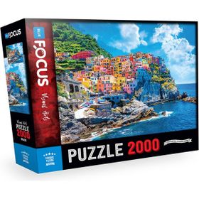 Blue Focus Cinque Terre 2000 Parça Puzzle