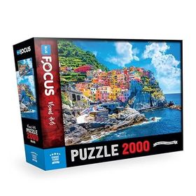 Blue Focus Cinque Terre 2000 Parça Puzzle