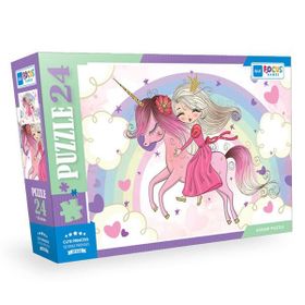 Blue Focus Cute Princess Sevimli Prenses 24 Parça Puzzle