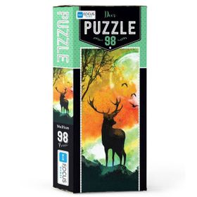 Blue Focus Deer 98 Parça Puzzle