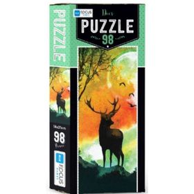Blue Focus Deer 98 Parça Puzzle
