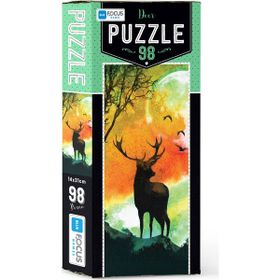 Blue Focus Deer 98 Parça Puzzle