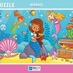 Blue Focus Deniz Kızı 30 Parça Frame Kız Çocuk Puzzle