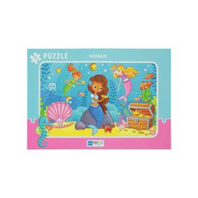 Blue Focus Deniz Kızı 30 Parça Frame Kız Çocuk Puzzle