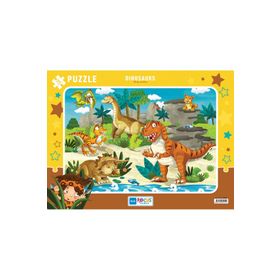 Blue Focus Dinosaurs Dinozorlar 72 Parça Puzzle