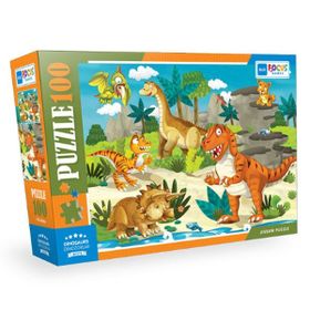 Blue Focus Dinozorlar 100 Parça Puzzle