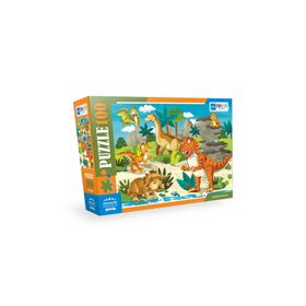 Blue Focus Dinozorlar 100 Parça Puzzle