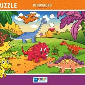 Blue Focus Dinozorlar 30 Parça Puzzle