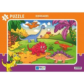 Blue Focus Dinozorlar 30 Parça Puzzle