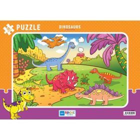 Blue Focus Dinozorlar 30 Parça Puzzle
