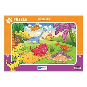 Blue Focus Dinozorlar 30 Parça Puzzle
