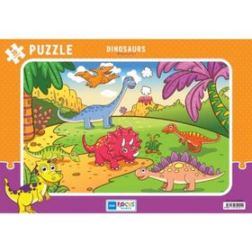 Blue Focus Dinozorlar 30 Parça Puzzle