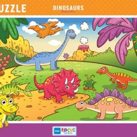 Blue Focus Dinozorlar 30 Parça Puzzle