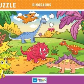Blue Focus Dinozorlar 30 Parça Puzzle