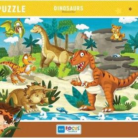 Blue Focus Dinozorlar 72 Parça Puzzle