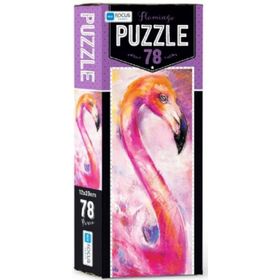 Blue Focus Flamingo 78 Parça Puzzle