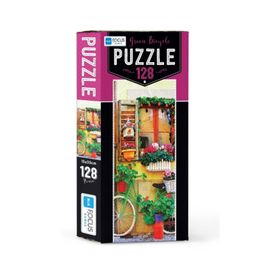 Blue Focus Green Bicycle 128 Parça Puzzle
