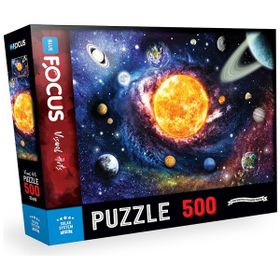 Blue Focus Güneş Sistemi 500 Parça Puzzle