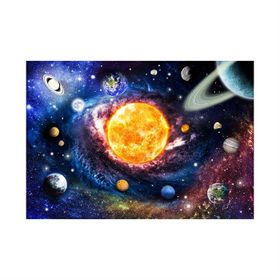 Blue Focus Güneş Sistemi 500 Parça Puzzle