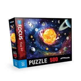 Blue Focus Güneş Sistemi 500 Parça Puzzle