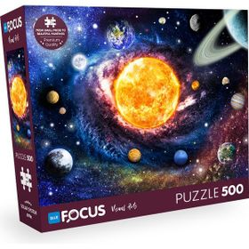 Blue Focus Güneş Sistemi 500 Parça Puzzle