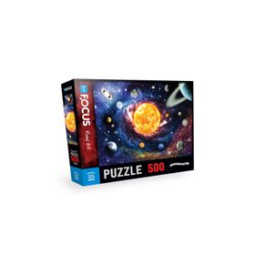 Blue Focus Güneş Sistemi 500 Parça Puzzle