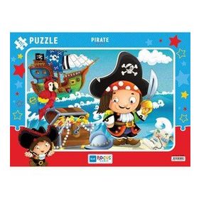 Blue Focus Korsan 72 Parça Puzzle