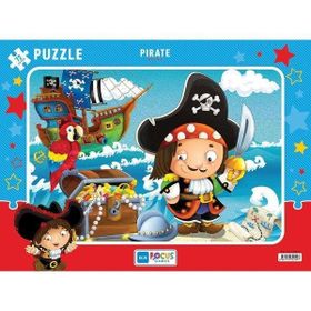 Blue Focus Korsan 72 Parça Puzzle