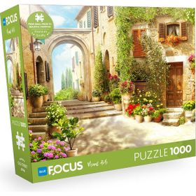 Blue Focus Old Street Eski Sokak 1000 Parça Puzzle