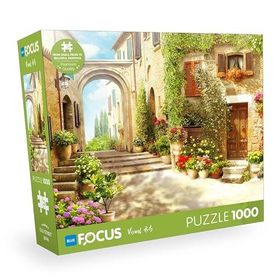 Blue Focus Old Street Eski Sokak 1000 Parça Puzzle